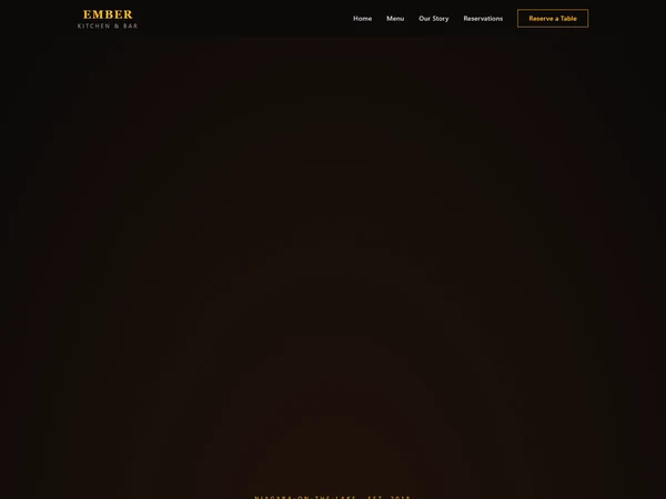 Restaurant website template